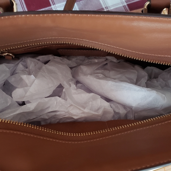 Coach Bag: Brown leather and green suede - Picture 3 of 4